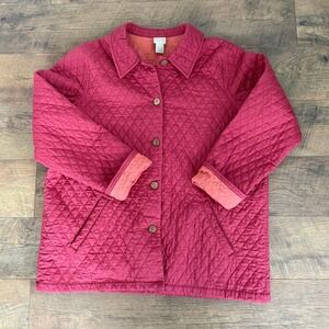 Sigrid Olsen Sport Quilted Barn Jacket Women's Size Large